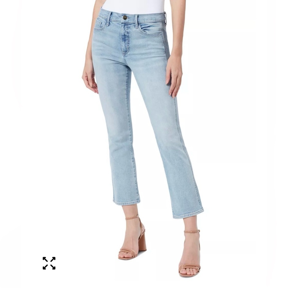 Sam Edelman Women's Linnie High-Rise Kick Flare Ankle Jeans |32|